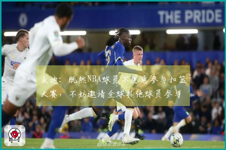 麦迪：既然NBA球员不愿意参与扣篮大赛，不妨邀请全球其他球员参与其中